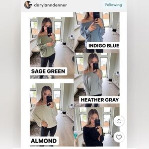 Take the long road top as seen on Daryl Ann Denner- Indigo Blue
